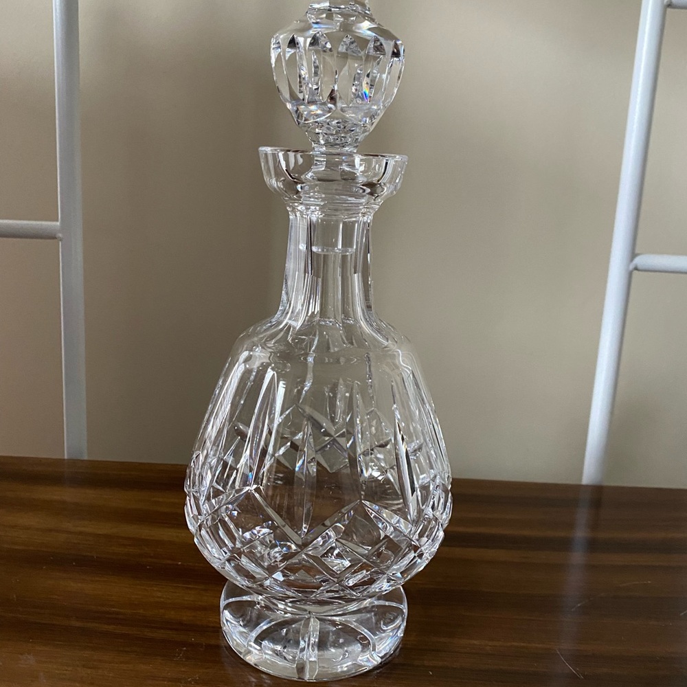 Waterford Lismore Footed Brandy Decanter & Stopper